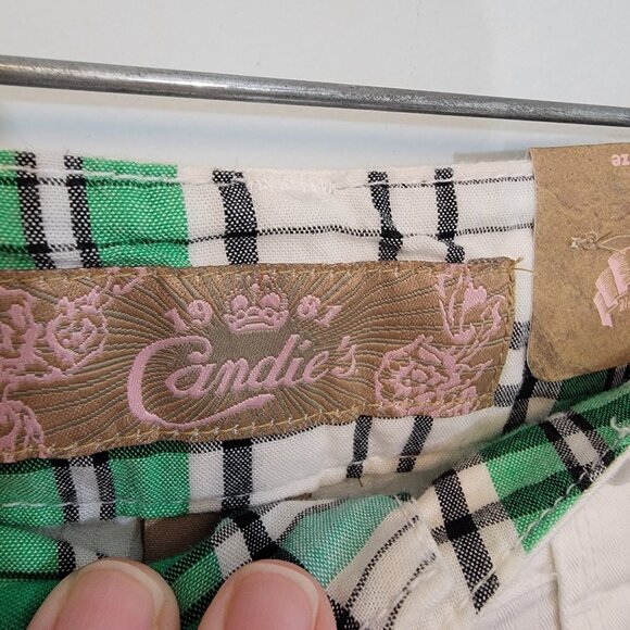 NWT Candie's Pants White Crop Capri Size 7 Cotton Blend Juniors NEW Read - Picture 6 of 11